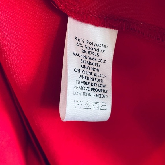 Simonton Says Women's Blouse Top 3X Red Holiday - Picture 3 of 3